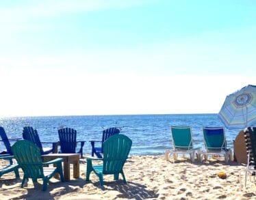 Beach chairs